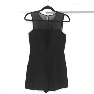 BCBGeneration Black Romper Size 4 NWT!